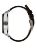 Nixon Sentry Leather Red Oaks Silver/Rosewood/Black Watch