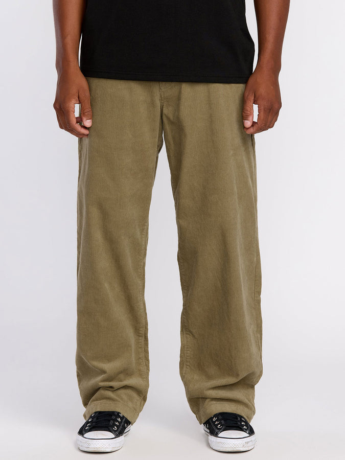 Volcom Frickin Loose Tapered Cord Pants Fall 2025 | KHAKI (KHA)