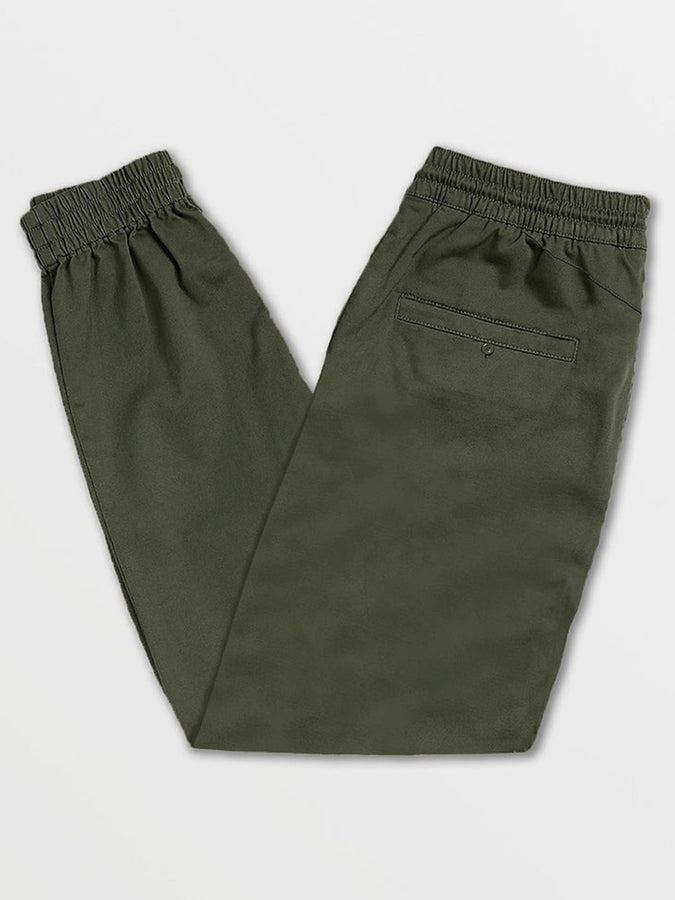 Volcom Frickin Slim Jogger Dark Green Pants 2024 | DARK GREEN (DKG)