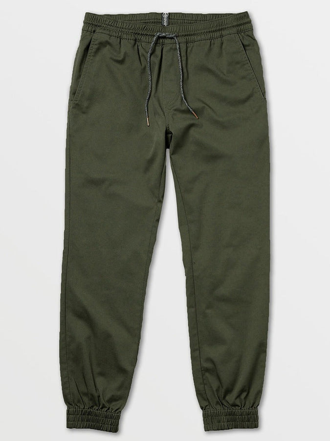 Volcom Frickin Slim Jogger Dark Green Pants 2024 | DARK GREEN (DKG)