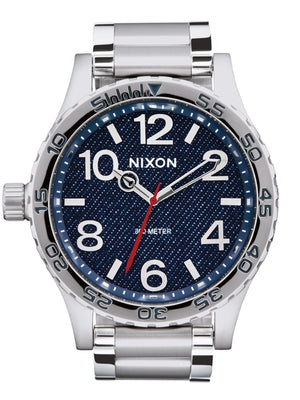 Nixon The 51-30 Silver/Denim Watch 2024