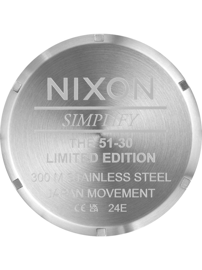 Nixon The 51-30 Silver/Denim Watch 2024 | SILVER/DENIM (5245)