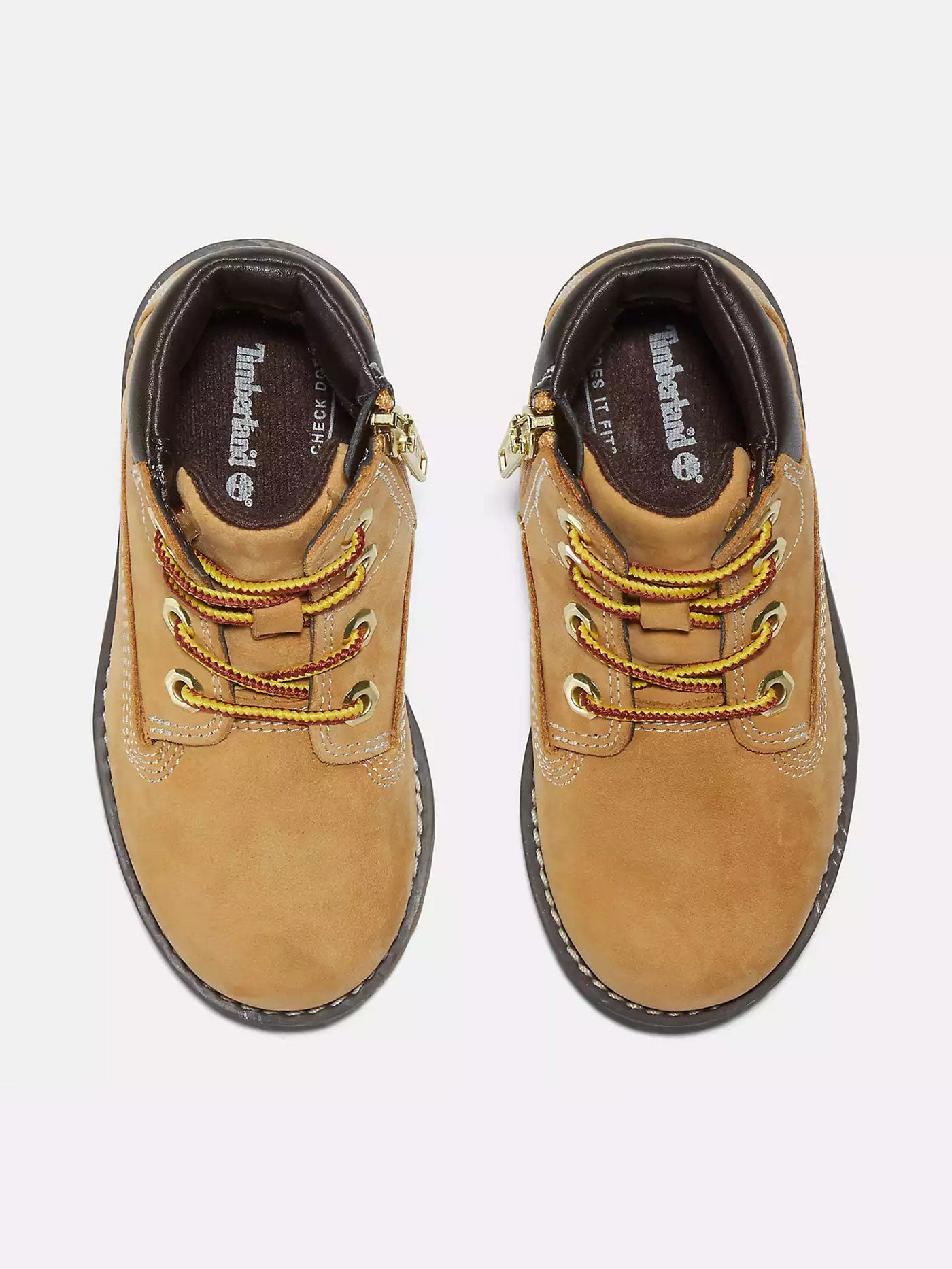 Timberland Fall 2023 Pokey Pine 6-Inch Zip Wheat Nubuck Boots