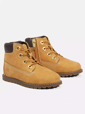 Timberland Fall 2023 Pokey Pine 6-Inch Zip Wheat Nubuck Boots