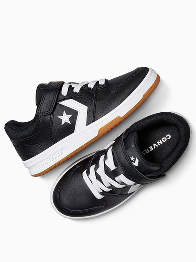 Converse CL-98 Leather Black/White/Black Shoes Fall 2025 | BLACK/WHITE/BLACK