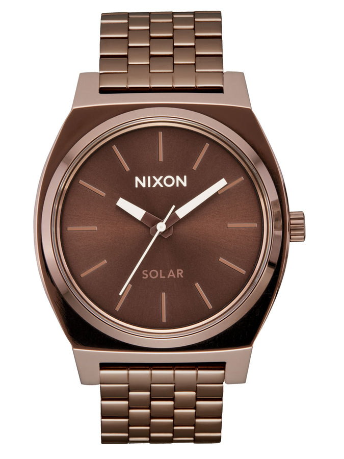 Nixon Time Teller Solar Chocolate/Cappuccino Watch | CHOCOLATE/CAPPUCCINO (5243)