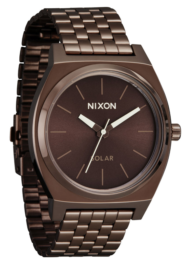 Nixon Time Teller Solar Chocolate/Cappuccino Watch | CHOCOLATE/CAPPUCCINO (5243)