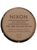 Nixon Time Teller Solar Chocolate/Cappuccino Watch