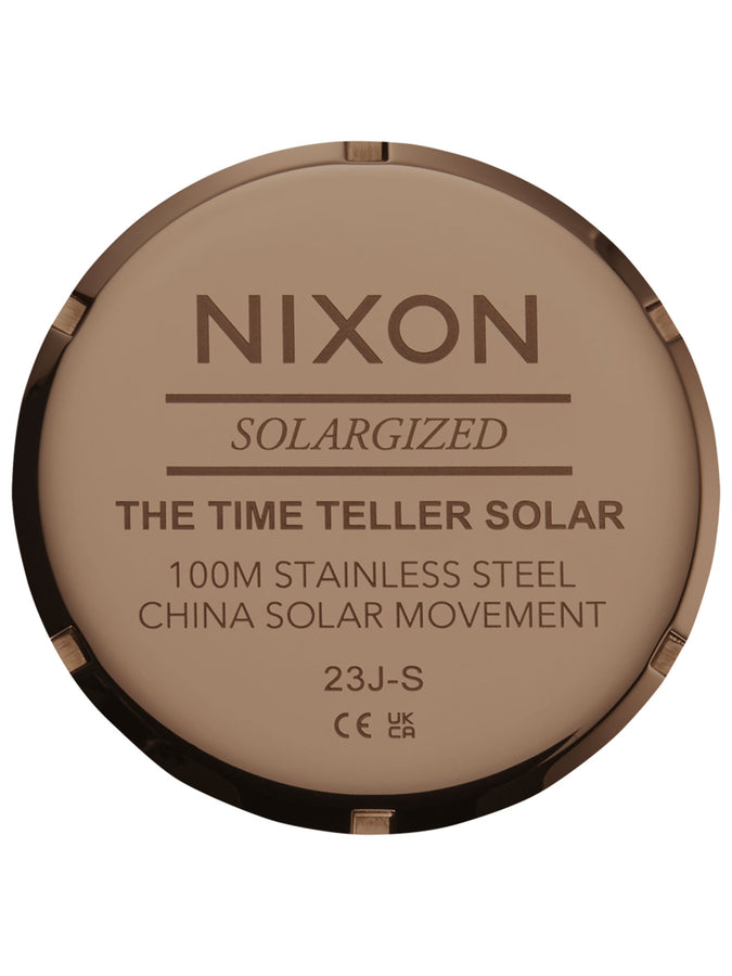 Nixon Time Teller Solar Chocolate/Cappuccino Watch | CHOCOLATE/CAPPUCCINO (5243)