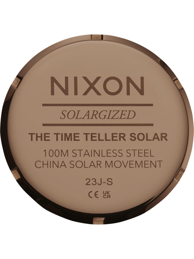 Nixon Time Teller Solar Chocolate/Cappuccino Watch 2024 | CHOCOLT/CAPPUCCINO (5243)