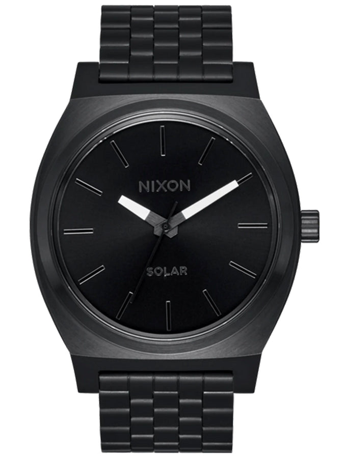 Nixon Time Teller Solar All Black/White Watch 2025 | ALL BLACK/WHITE (756)