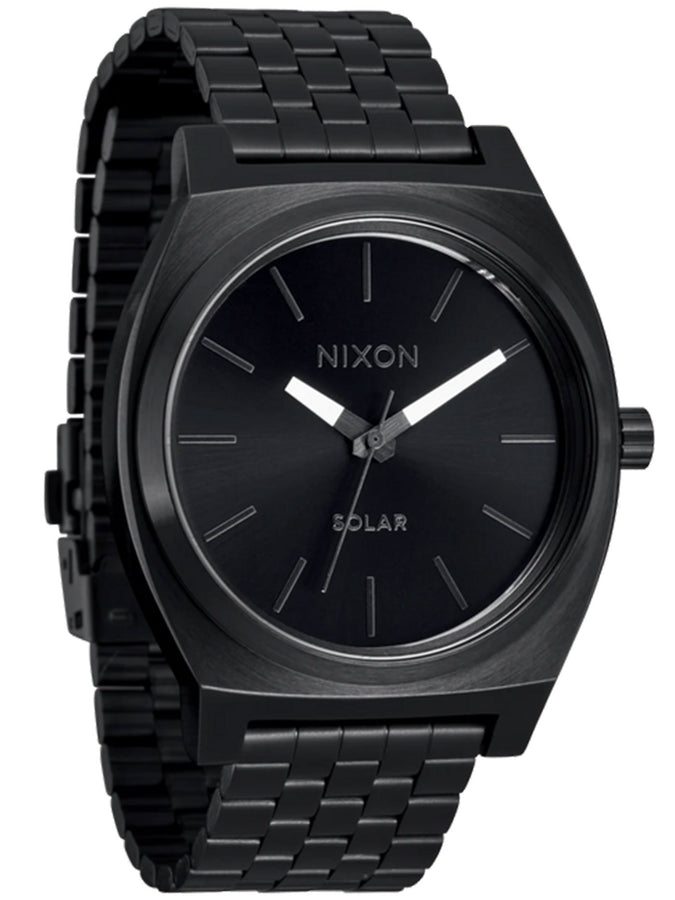 Nixon Time Teller Solar All Black/White Watch 2025 | ALL BLACK/WHITE (756)