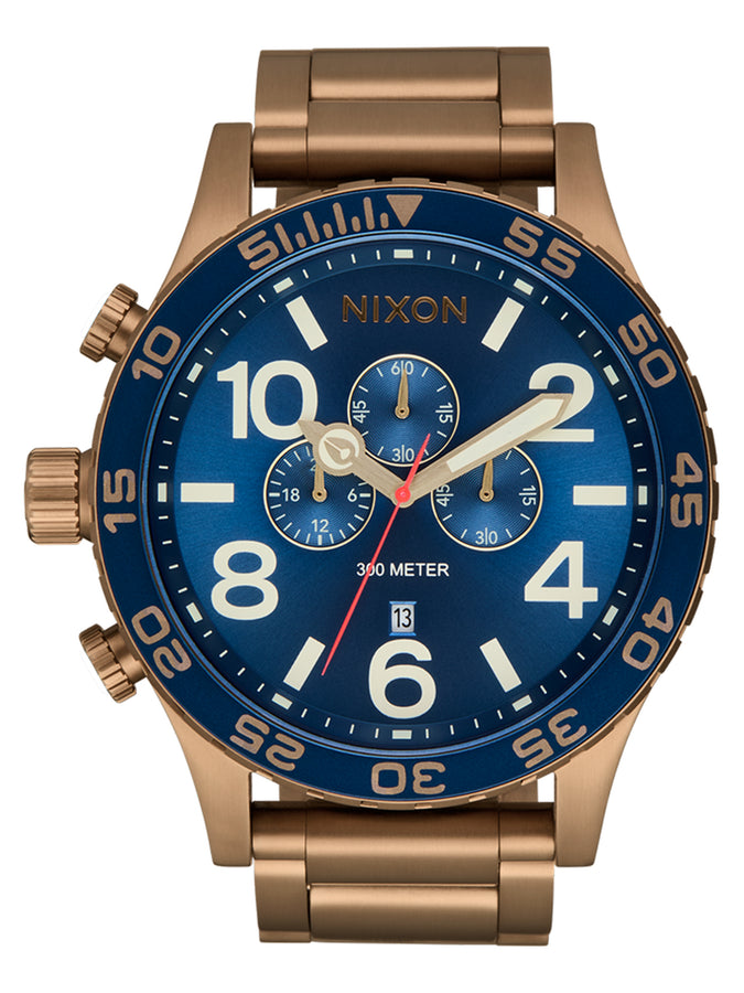 Nixon 51-30 Chrono Desert Gold/Arles Blue Watch | DESERT GOLD/ARLES BLUE (5301)