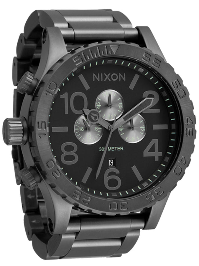 Nixon 51-30 Chrono All Gunmetal Watch 2025 | ALL GUNMETAL (632)