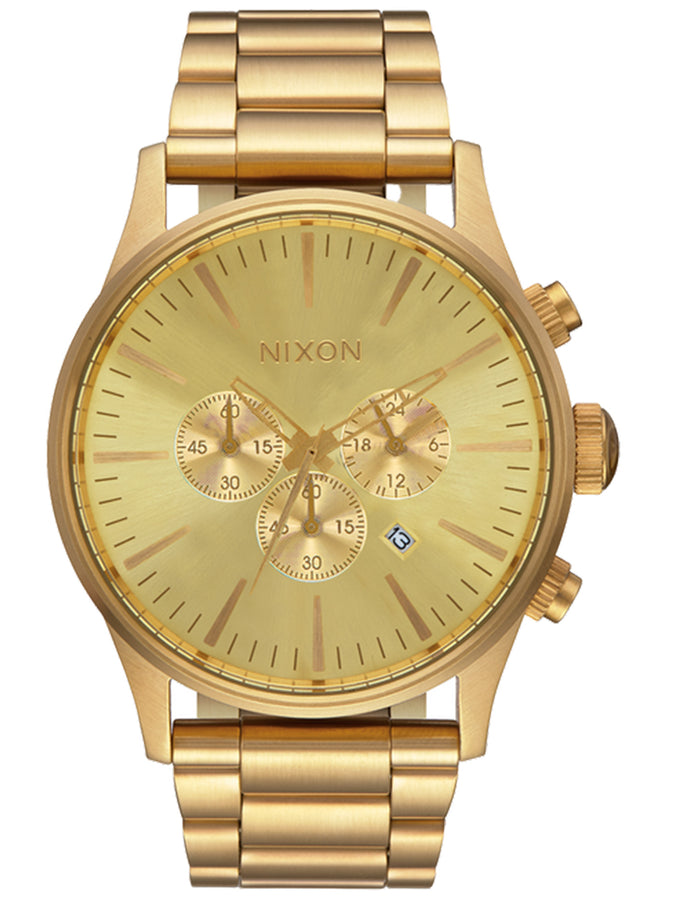 Nixon Sentry Chrono All Gold Watch 2025 | ALL GOLD (502)