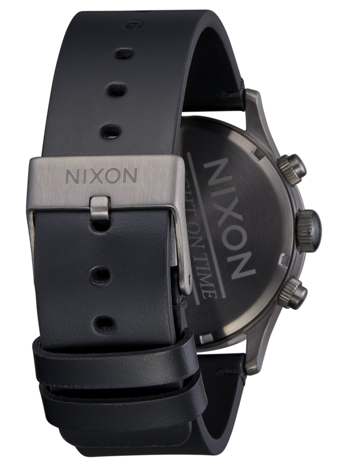 Nixon Sentry Chrono Leather All Gunmetal/Black Watch 2024