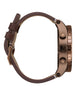 Nixon 51-30 Chrono Leather Chocolate/Dark Roast/Brown Watch