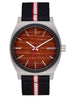 Nixon Time Teller Nylon Re Oaks Silver/Rosewood/Black Watch