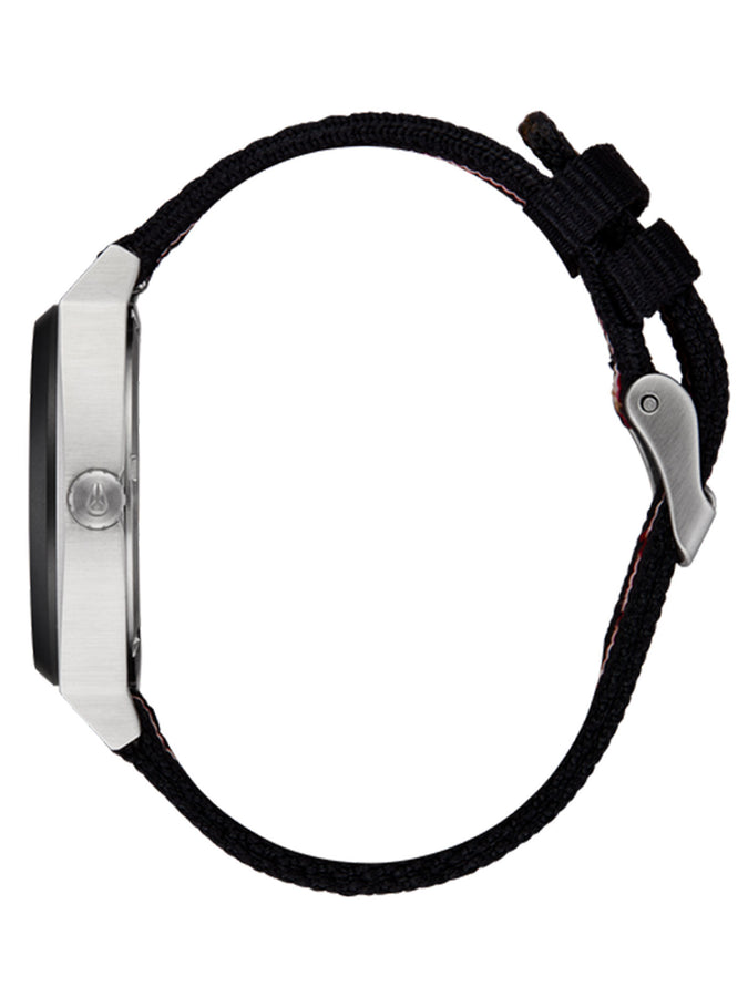 Nixon Time Teller Nylon Re Oaks Silver/Rosewood/Black Watch | SLVR/ROSEWOOD/BLK STRPE (5343)