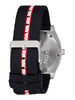 Nixon Time Teller Nylon Re Oaks Silver/Rosewood/Black Watch