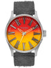 Nixon Nirvana Sentry Leather Unplug Fade Watch
