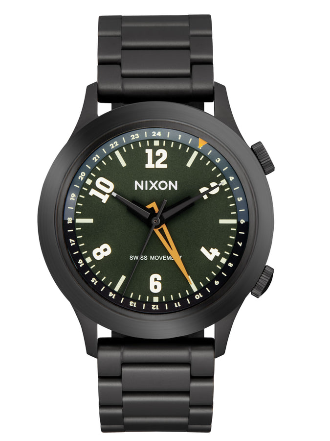 Nixon Drifter 40 Gunmetal/Kobu Green Watch | GUNMETAL/KOBU GREEN (5290)