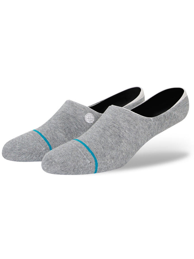 Stance Icon No Show 3 Pack Grey Heather Socks | HEATHER GREY (HGR)