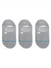 Stance Icon No Show Heather Grey Socks