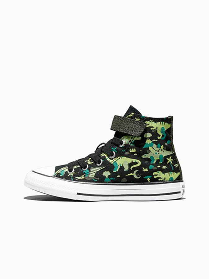 Converse Ctas Easy On Dino Black/White/Neon Mantis Shoes Spring 2026 | BLACK/WHITE/NEON MANTIS