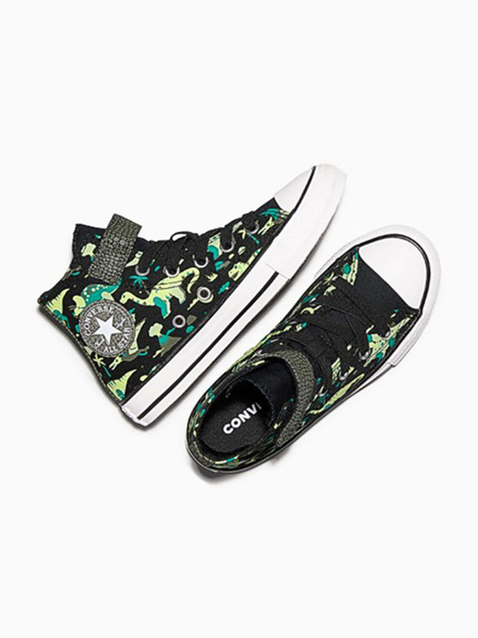 Converse Ctas Easy On Dino Black/White/Neon Mantis Shoes Spring 2026 | BLACK/WHITE/NEON MANTIS