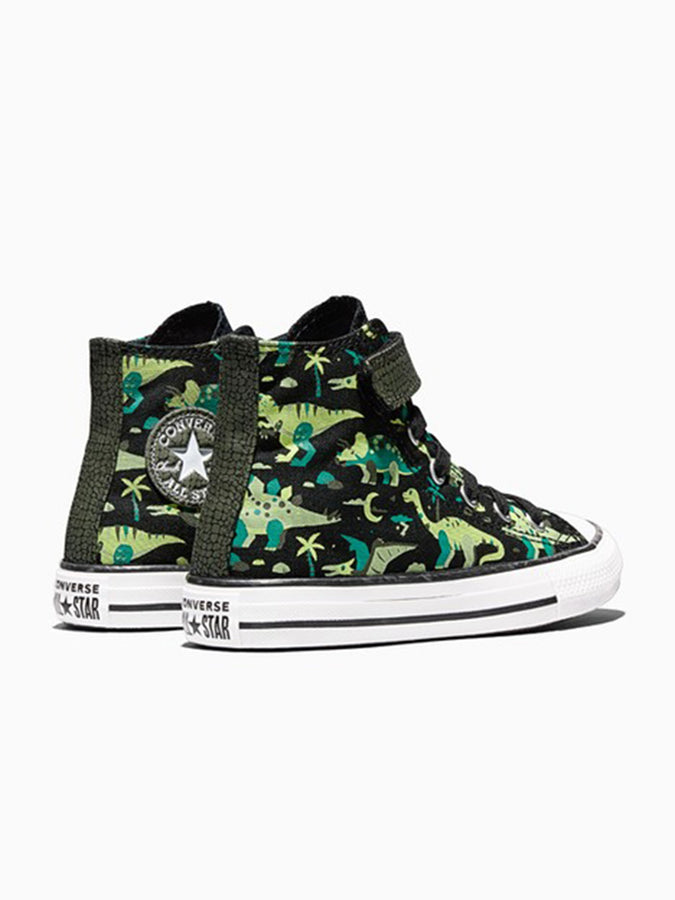 Converse Ctas Easy On Dino Black/White/Neon Mantis Shoes Spring 2026 | BLACK/WHITE/NEON MANTIS