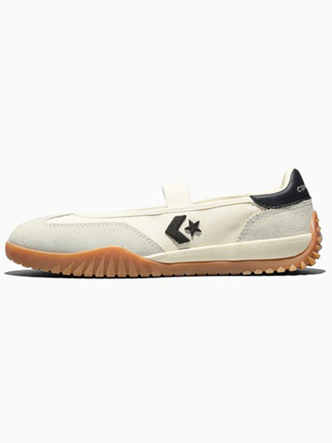 Converse Run Star Trainer Ballet Flat Egret/Black/Gum Shoes Spring 2026 | EGRET/BLACK/GUM