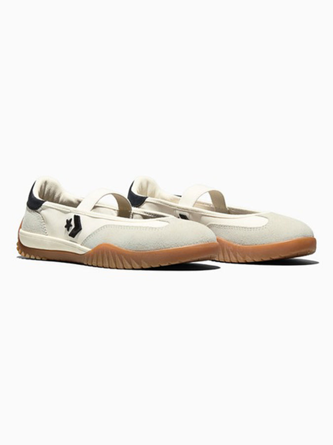 Converse Run Star Trainer Ballet Flat Egret/Black/Gum Shoes Spring 2026 | EGRET/BLACK/GUM