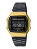 Casio Vintage Black/Gold Watch
