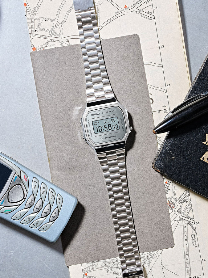 Casio Vintage Silver/Silver Watch | SILVER/SILVER