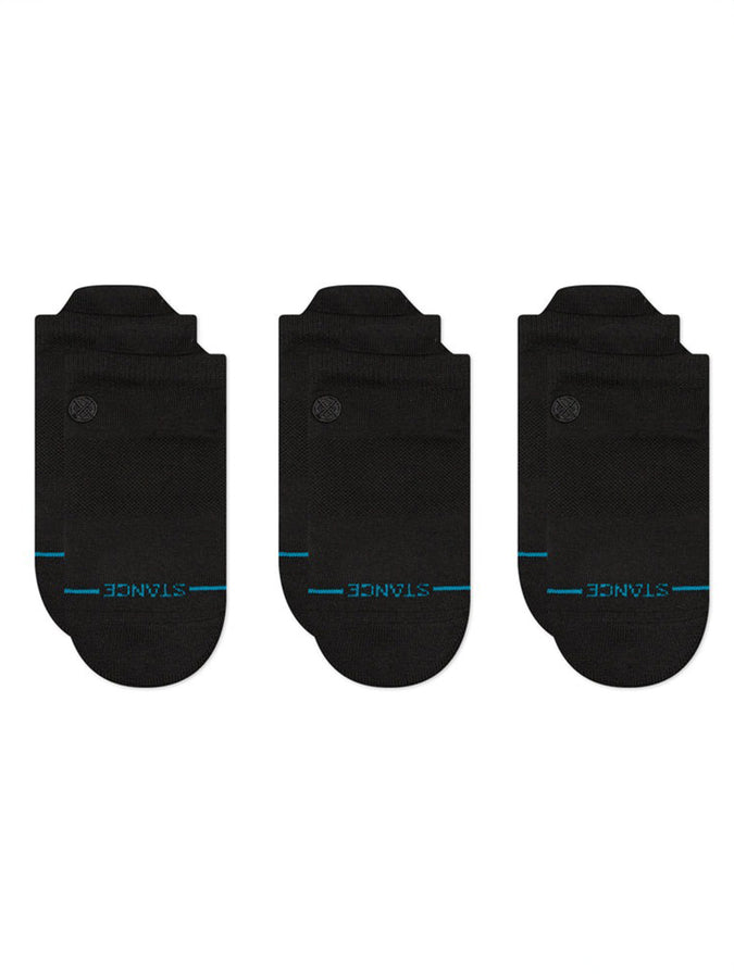 Stance Icon Lwo Tab 3 Pack Black Socks | BLACK (BLK)