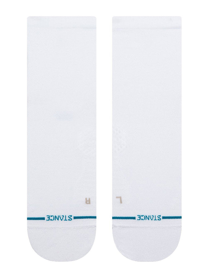 Stance Run Solid UL Quarter Socks | WHITE (WHT)