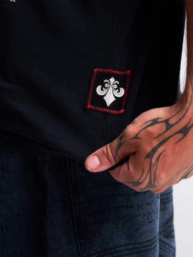 Affliction Knight T-Shirt Fall 2026 | BLACK POTASSIUM SPRAY