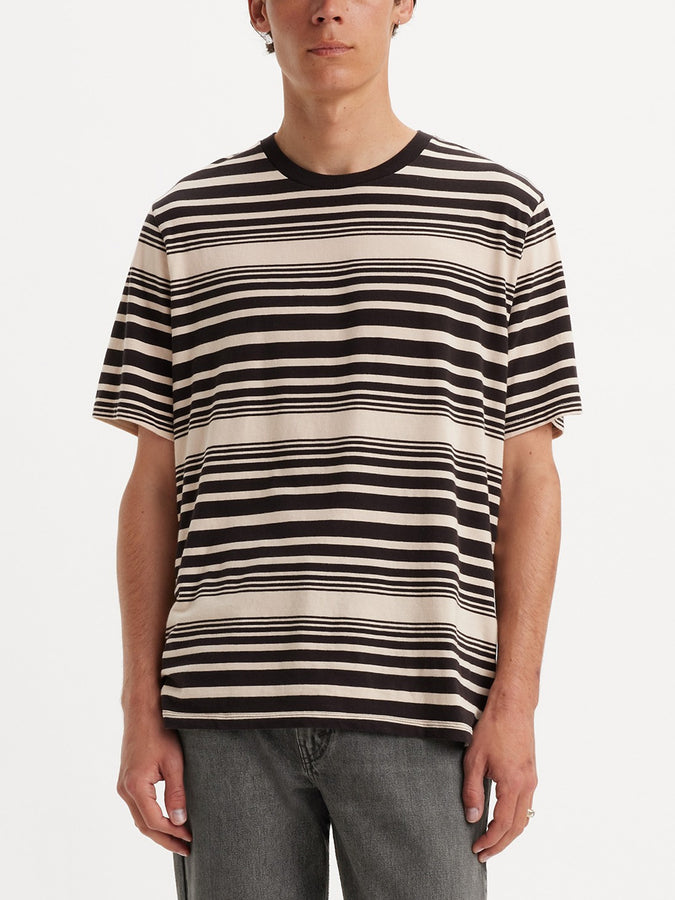 Levis Classic Relaxed River Bank Stripe T-Shirt Spring 2024 | RIVER BNK STR MTRT (0046)