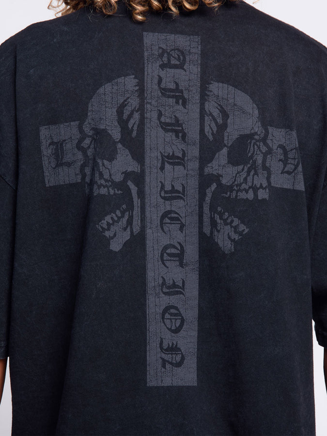 Affliction Free Mind T-Shirt Fall 2026 | BLACK MINERAL WASH