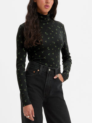 Flower turtleneck outlet