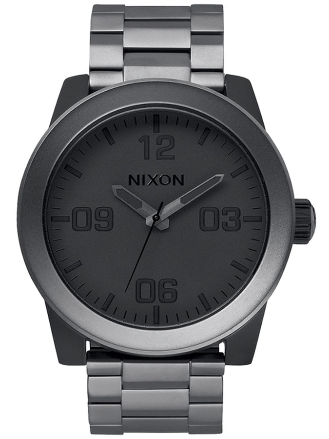 Nixon Corporal Stainless Steel Black/Matte Gunmetal Watch | MATTE BLK/MATTE GUNMETL (1062)