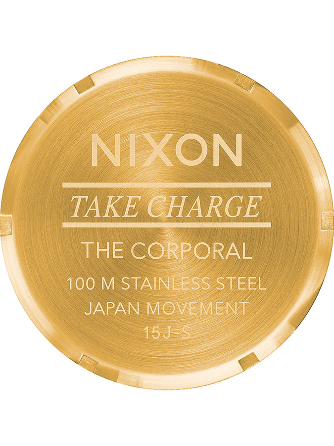 Nixon Corporal Stainless Steel All Gold Watch 2024 | ALL GOLD (502)