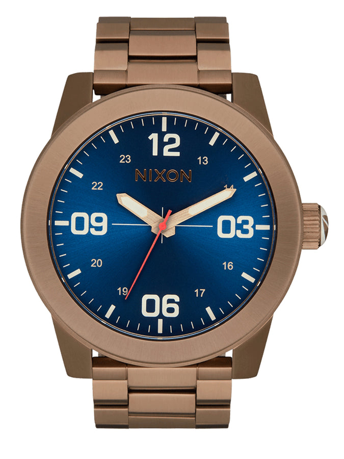 Nixon Corporal Stainless Steel Desert Gold/Arles Blue Watch | DESERT GOLD/ARLES BLUE (5301)