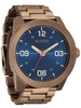 Nixon Corporal Stainless Steel Desert Gold/Arles Blue Watch