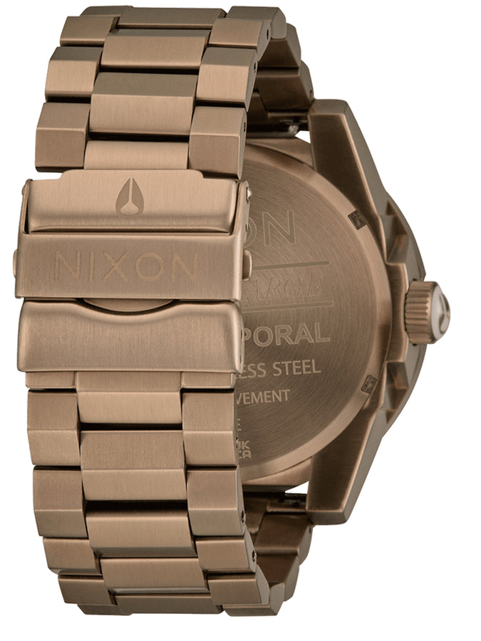 Nixon Corporal Stainless Steel Desert Gold/Arles Blue Watch | DESERT GOLD/ARLES BLUE (5301)