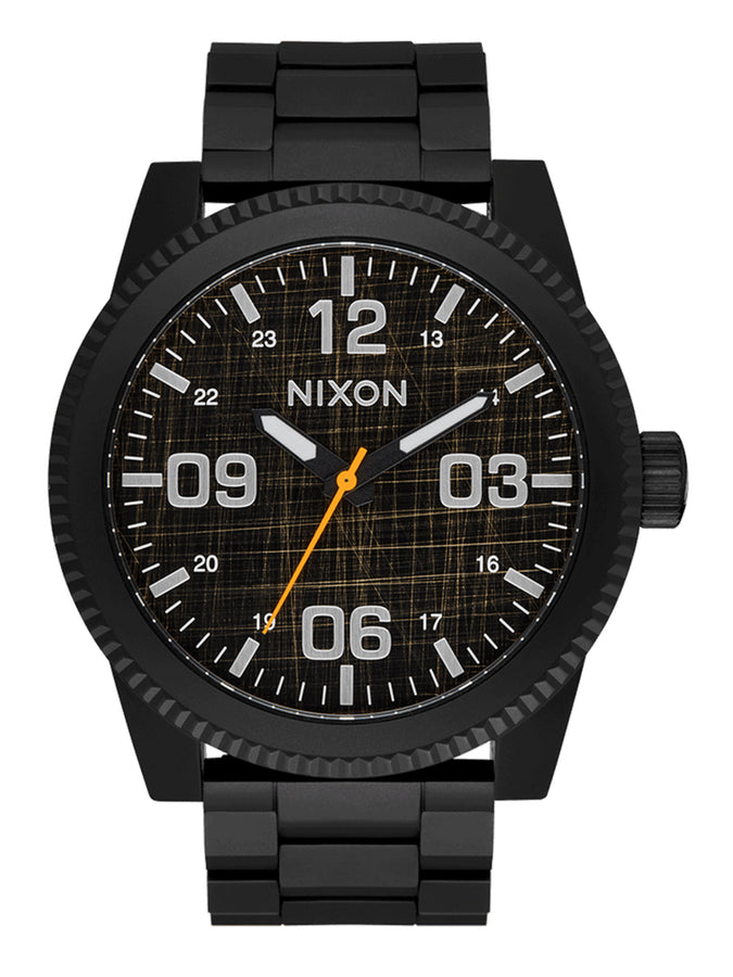 Nixon Corporal Stainless Steel Super Black/Black Top Watch | SUPER BLACK/BLACK TOP (5305)