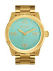 Nixon Corporal SS Chateau 90 Gold/Turquoise/Gold Watch