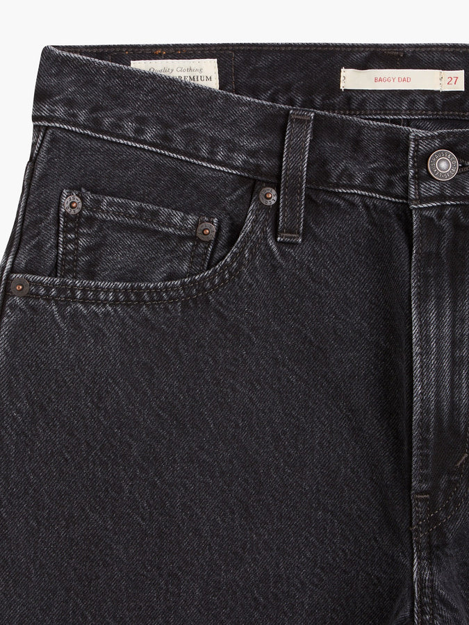 Jeans Levi's Baggy Dad Black Stonewash Jeans | BLACK STONEWASH (0014)