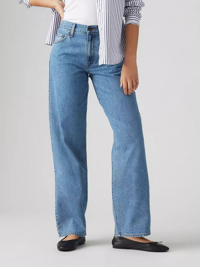 Levis Baggy Dad Own It Stone Jeans | OWN IT STONE (0072)